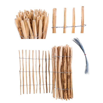 Płot leszczynowy H120 7-8 cm dł. 5m